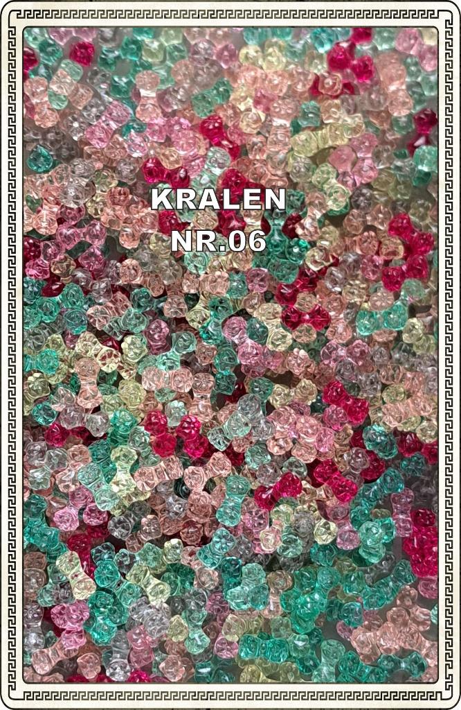06...KUNSTSTOF KRALEN BOTJES - 315 gram, Ophalen of Verzenden, Nieuw, Kraal