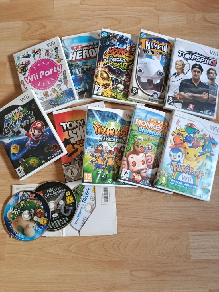Wii spellen bundel, Spelcomputers en Games, Games | Nintendo Wii, Ophalen, Gebruikt, Overige genres