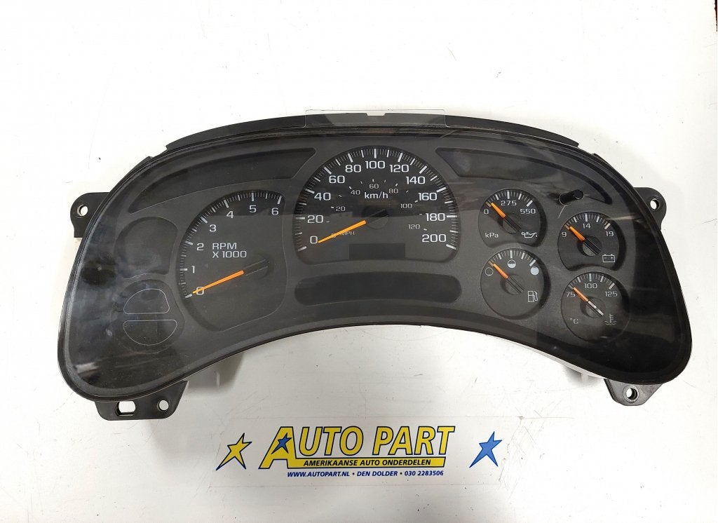 Chevrolet Silverado dashboard klok 2003-2005, Gebruikt, Info@gm.com, Chevrolet, Ophalen of Verzenden