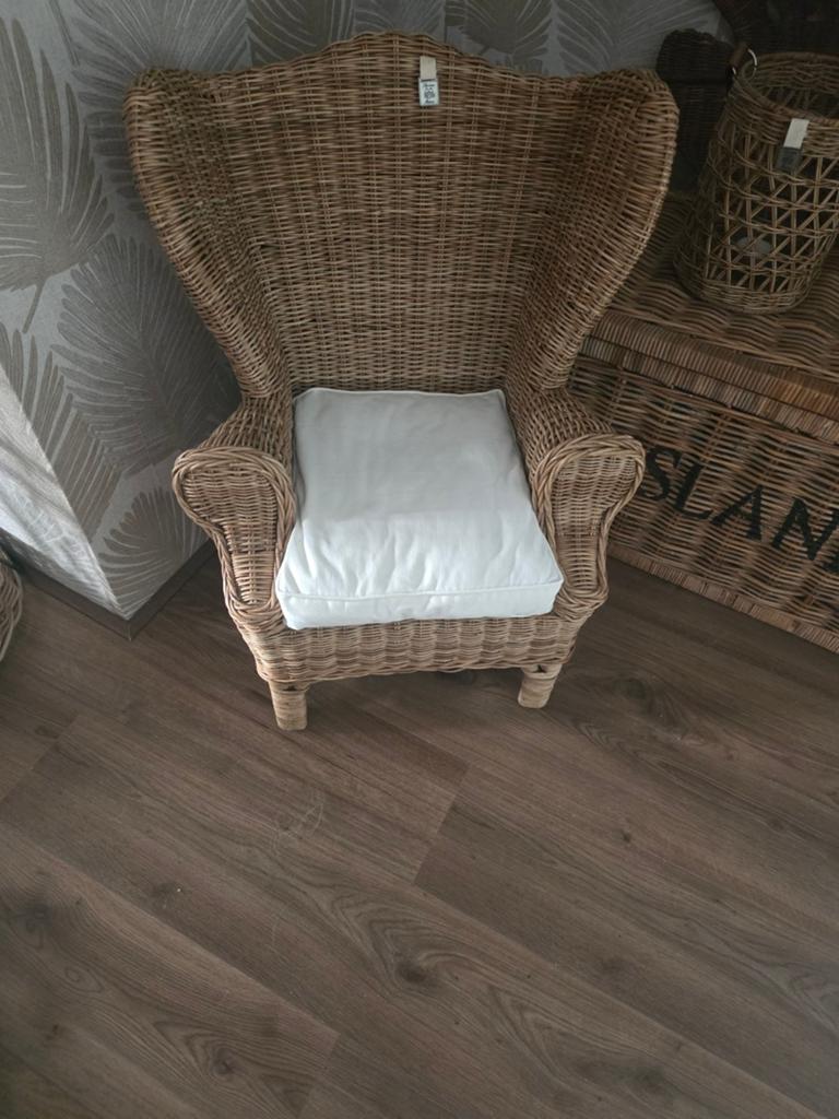 Riviera maison rattan kinderfauteuil, Ophalen, Zo goed als nieuw, Minder dan 75 cm, Minder dan 50 cm