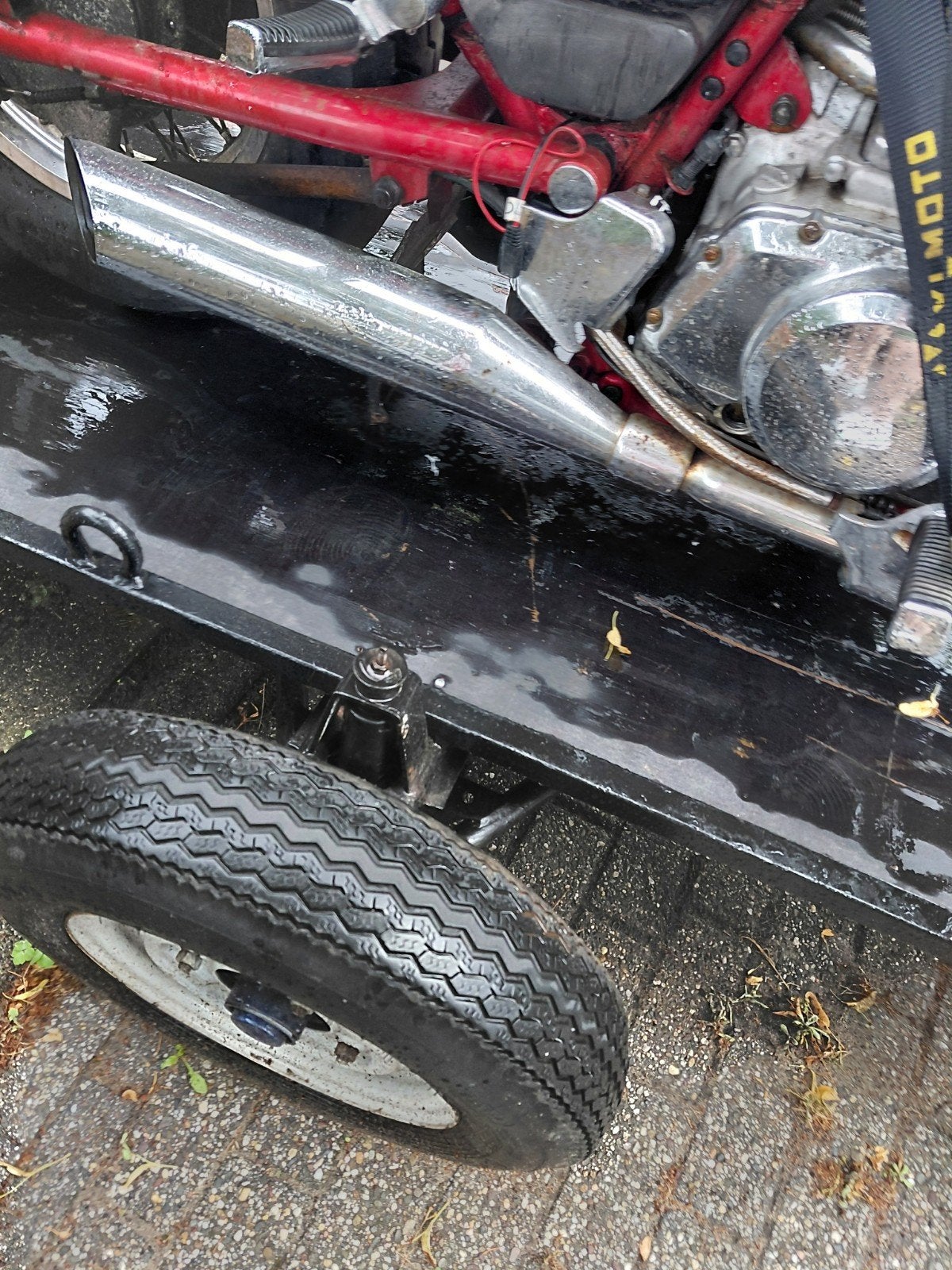aanhanger voor motor, Ophalen, Gereviseerd