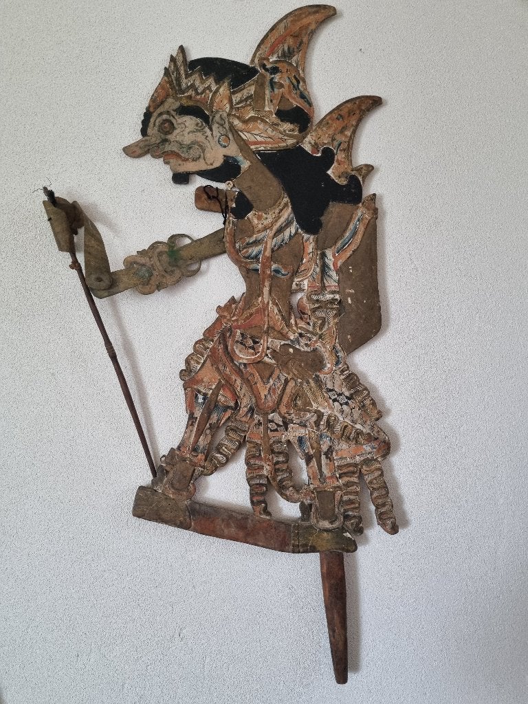 antieke wajangpop, Ophalen of Verzenden