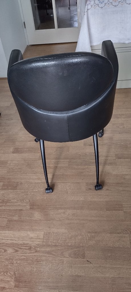 design fauteuils, Huis en Inrichting, Ophalen, Gebruikt, Zwart, Vier
