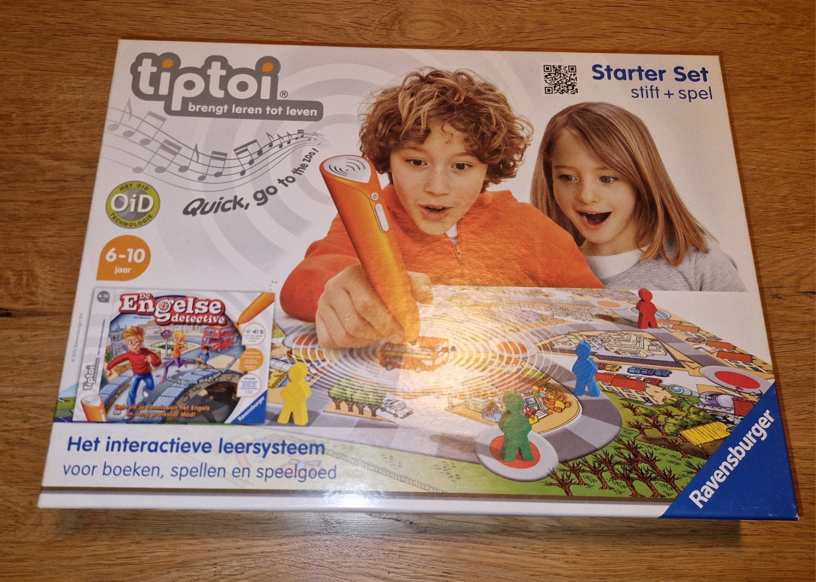 Tiptoi Set: De Engelse Detective (zonder pen), Ophalen of Verzenden, Zo goed als nieuw