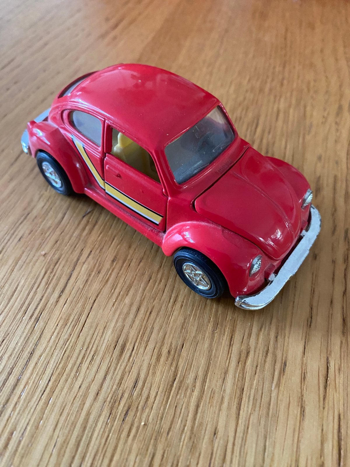 Rode VW- KEVER 1/36, Ophalen of Verzenden, Gebruikt, Auto