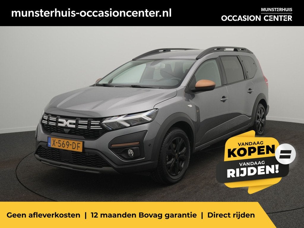 Dacia Jogger 1.6 Hybrid 140 Extreme 7p. - Occasion Lease van, Auto's, Dacia, Bedrijf, Te koop, Jogger, ABS, Achteruitrijcamera