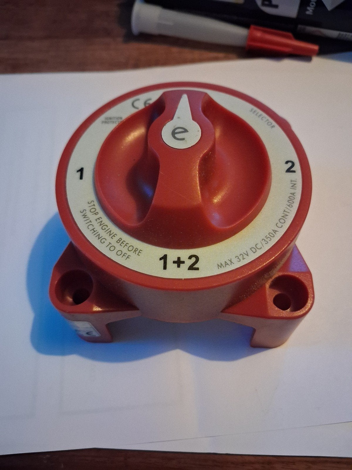 Accu keuze schakelaar., Ophalen of Verzenden, Nieuw, Motor en Techniek