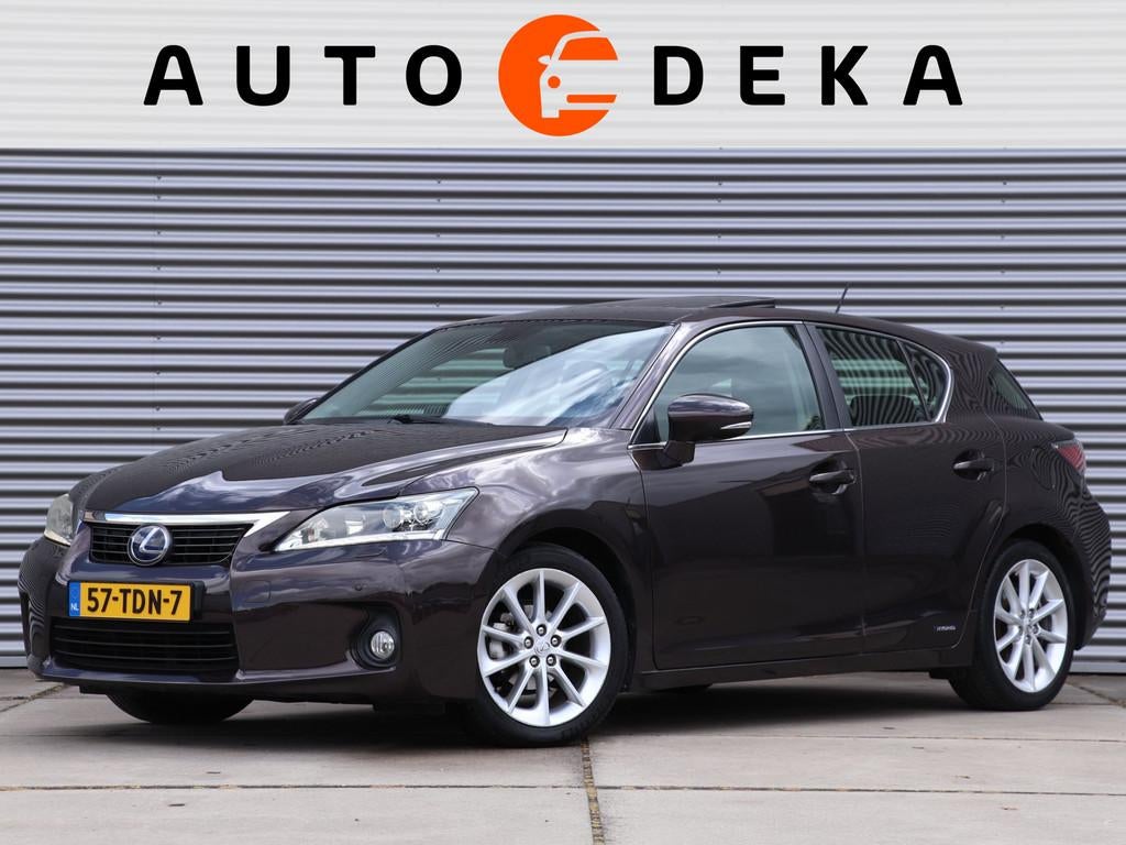 Lexus CT 200h Luxury Line *Dealeronderh.*Leder*Schuifdak*, Auto's, Lexus, Euro 5, 136 pk, Gebruikt, Zwart