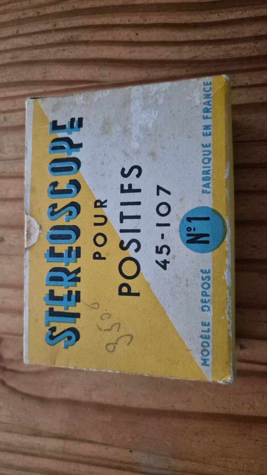 Stereoscope pour positifs made in France met 3 doosjes foto', Ophalen of Verzenden, Gebruikt, Fotocamera