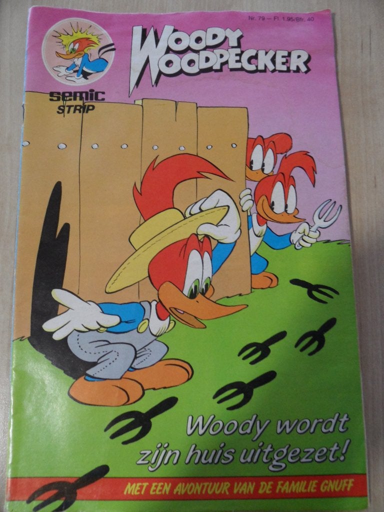 Woody Woodpecket. Nr 79 Woody wordt zijn huis uitgezet., Boeken, Eén stripboek, Ophalen of Verzenden, Gelezen