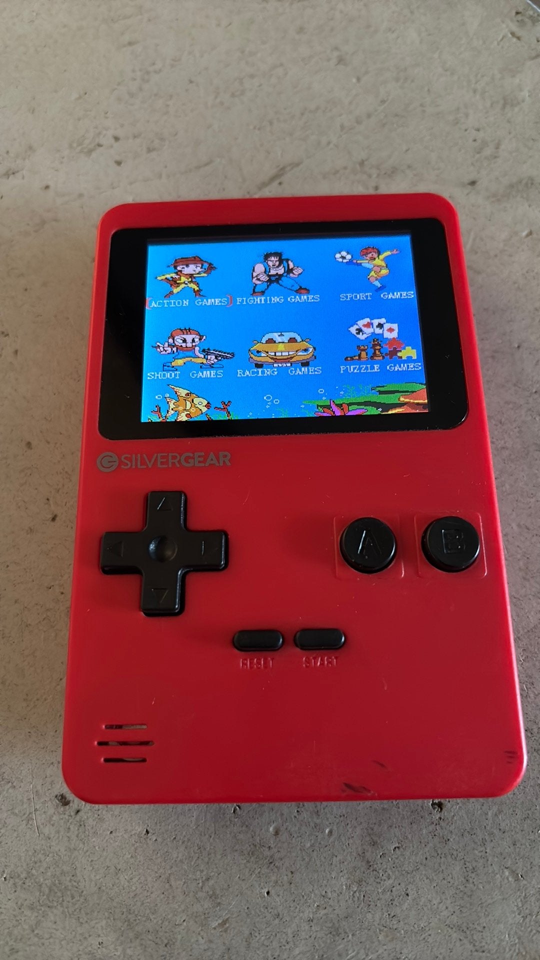 Silvergear Retro Handheld, Spelcomputers en Games, Ophalen of Verzenden, Gebruikt, Overige modellen