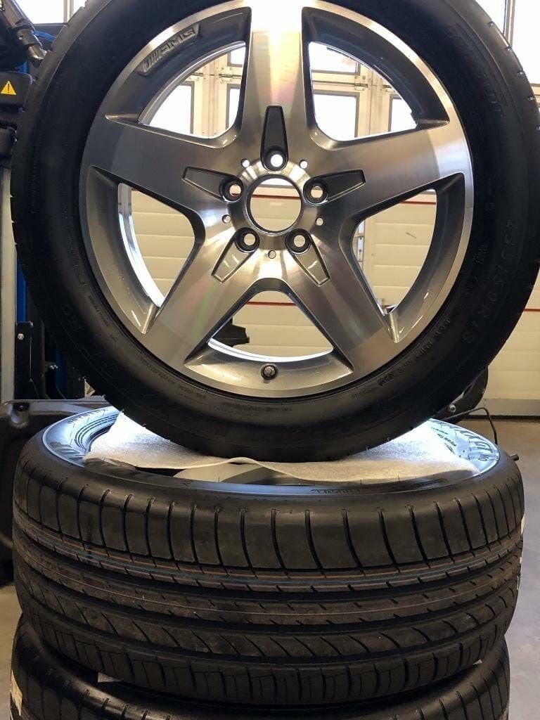 18 inch mercedes gla klasse w156 amg velgen met zomerbanden, Auto-onderdelen, Ophalen, 18 inch, -, -