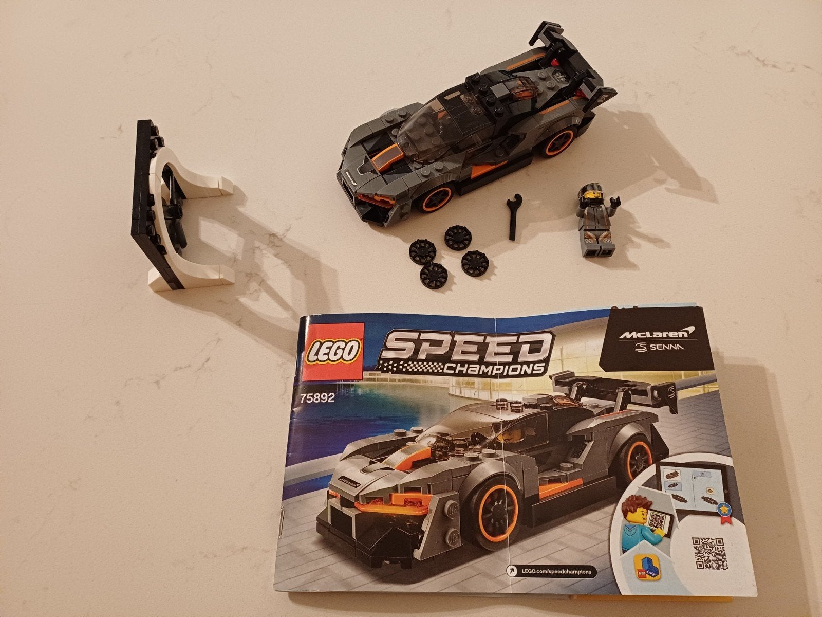 Lego Speed Champions McLaren Senna 75892, Compleet, Lego, Zo goed als nieuw, Complete set