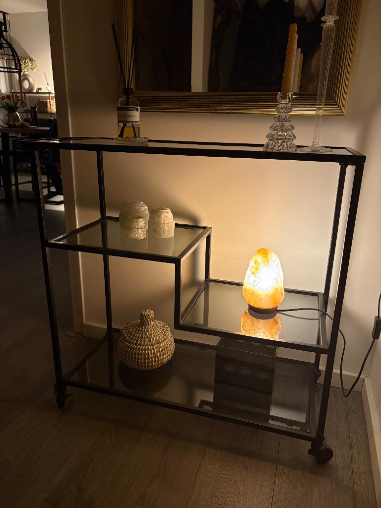Woood trolley Leona sidetable, Huis en Inrichting, Kasten | Wandmeubels, Ophalen, Zo goed als nieuw, Minder dan 100 cm, 25 tot 50 cm