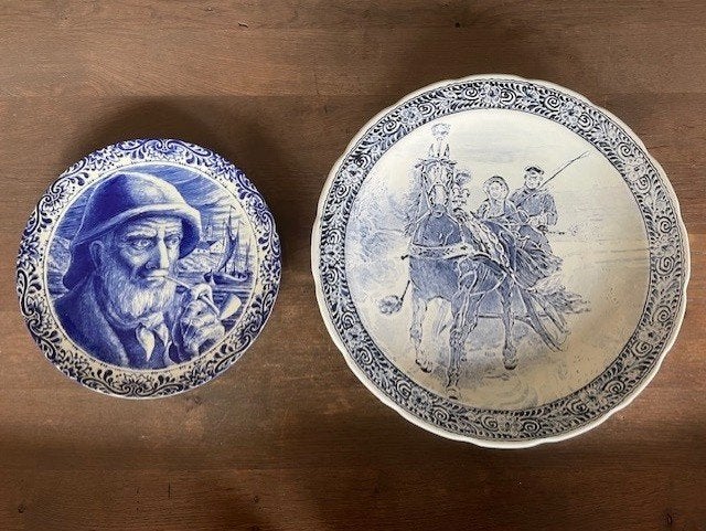 Mooie Wandborden Delfts blauw, Antiek en Kunst, Ophalen of Verzenden