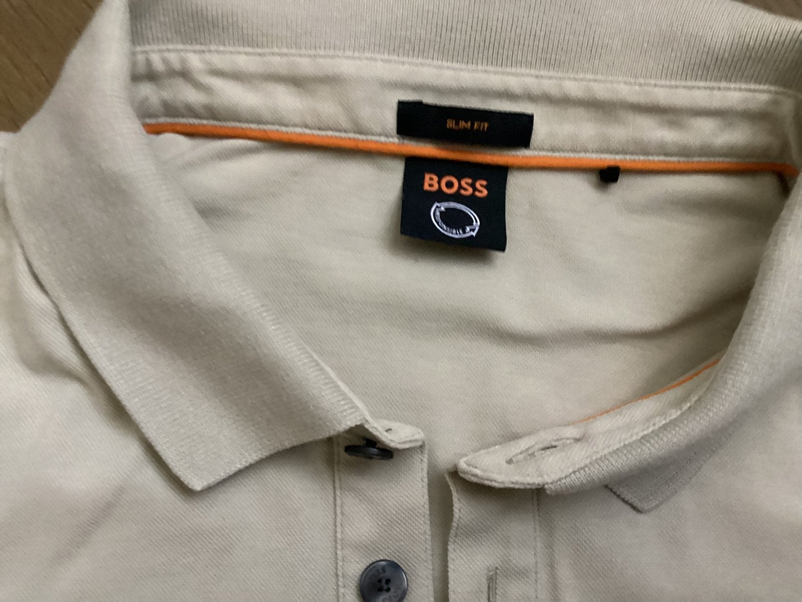 BOSS polo beige, ecru, zand XL, Kleding | Heren, Polo's, Verzenden, Zo goed als nieuw, Maat 56/58 (XL), Beige