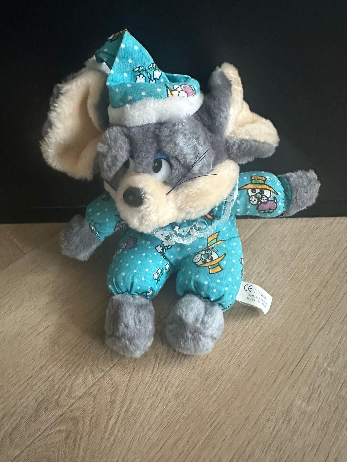Schattige muis knuffel in pyjama, Kinderen en Baby's, Speelgoed | Knuffels en Pluche, Muis, Overige merken, Overige karakters