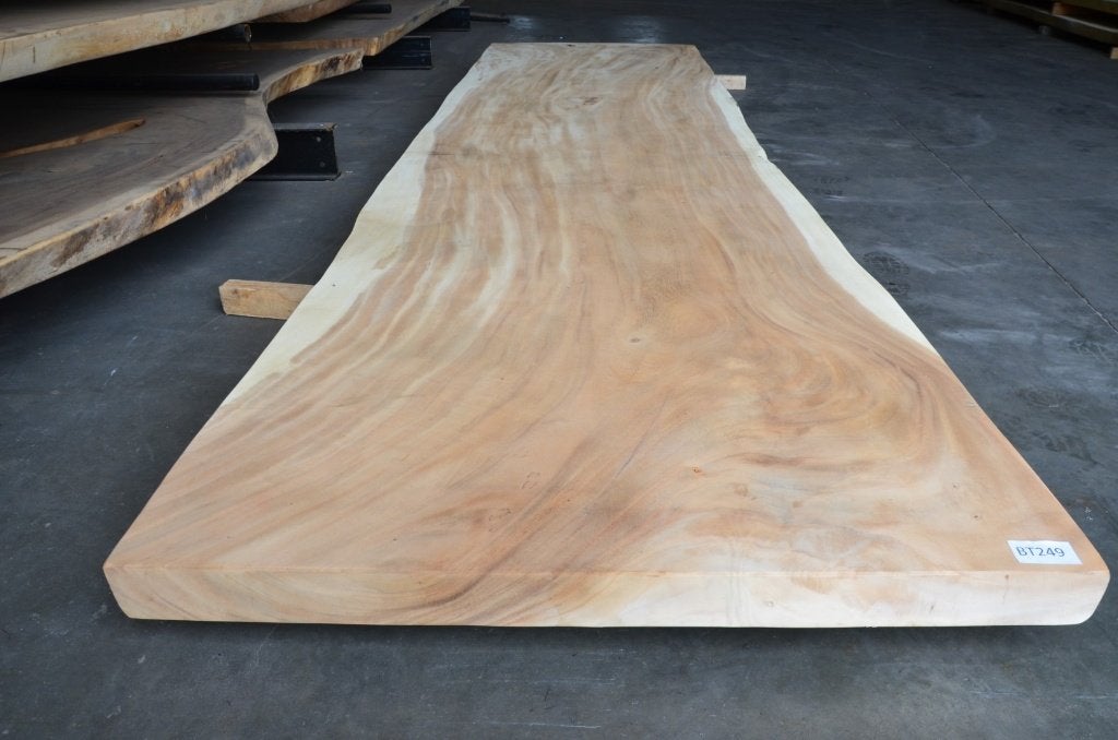 Boomstamtafel 400 cm suar -BT 249- 4 meter boomstamtafel