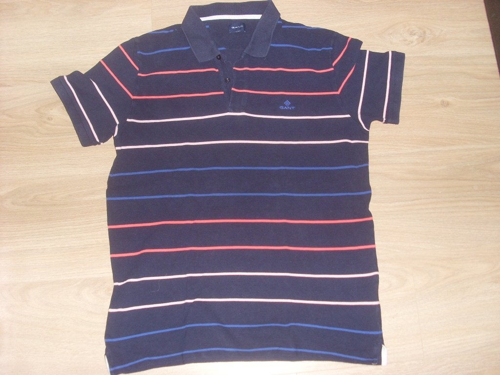gant polo L gestreept, Verzenden, Zo goed als nieuw, Overige kleuren