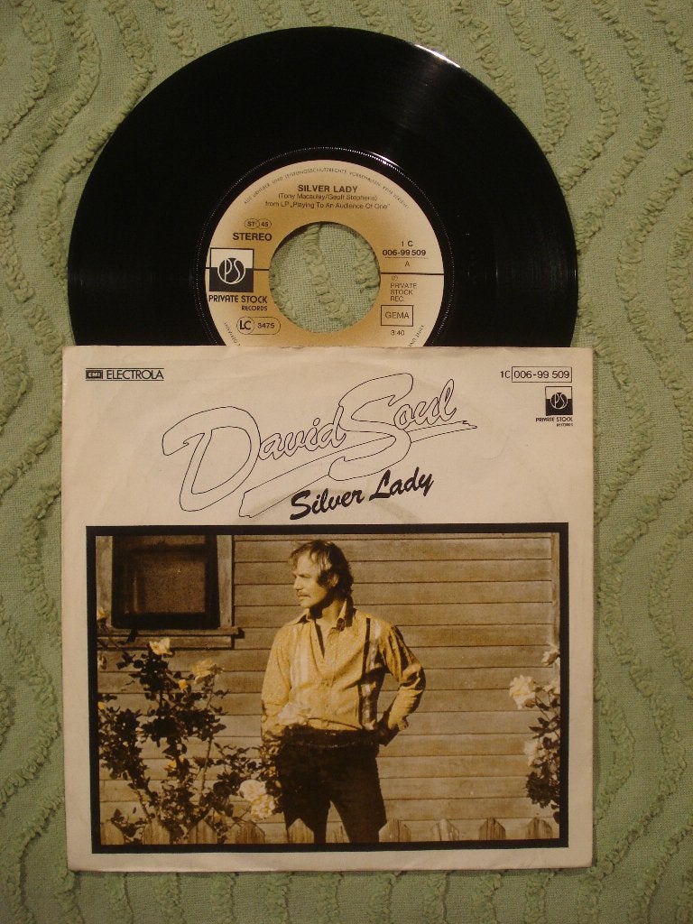 David Soul 7" Vinyl Single: ‘Silver lady’ (Duitsland), Ophalen of Verzenden, Zo goed als nieuw, 7 inch, Pop