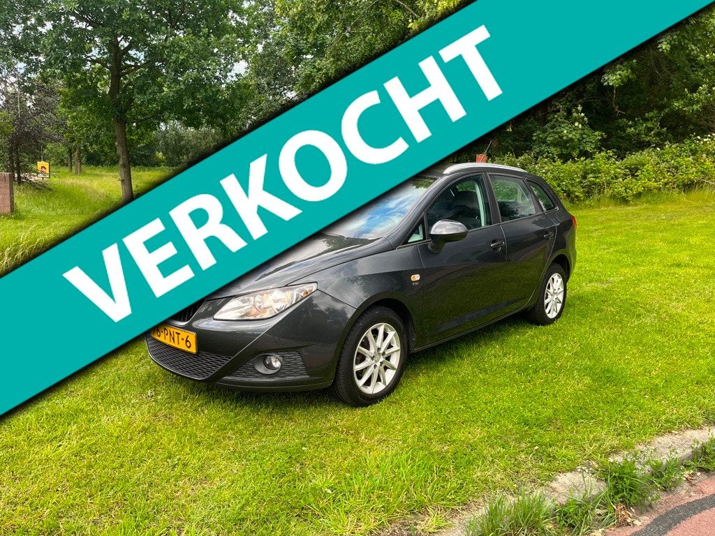 Seat Ibiza ST 1.2 TSI Style DSG Automaat zeer weinig km 1e e, Auto's, Seat, Euro 5, Stof, Zwart, Origineel Nederlands