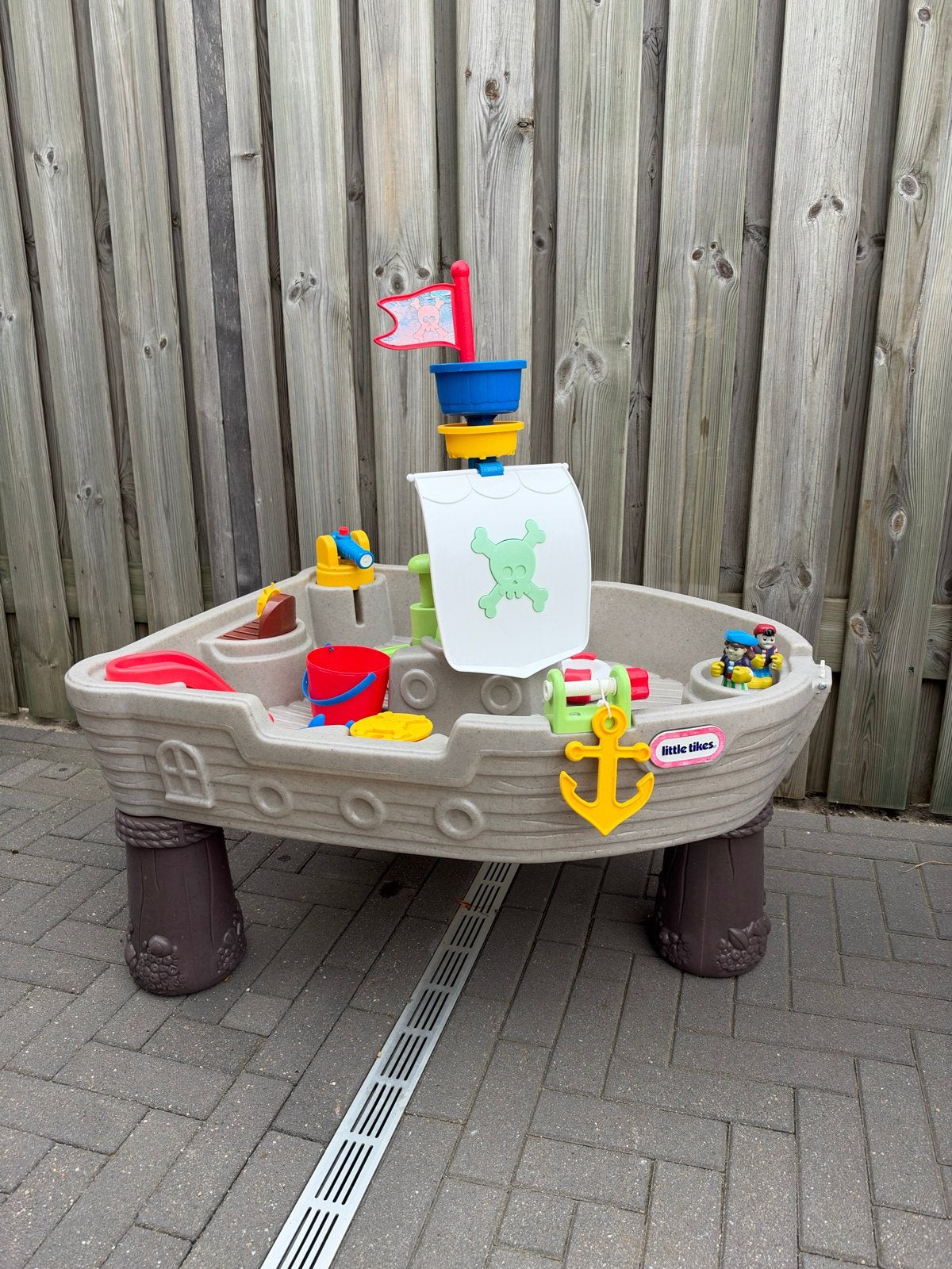 Little Tikes Piratenschip Zand- en Watertafel, Kinderen en Baby's, Ophalen, Zo goed als nieuw