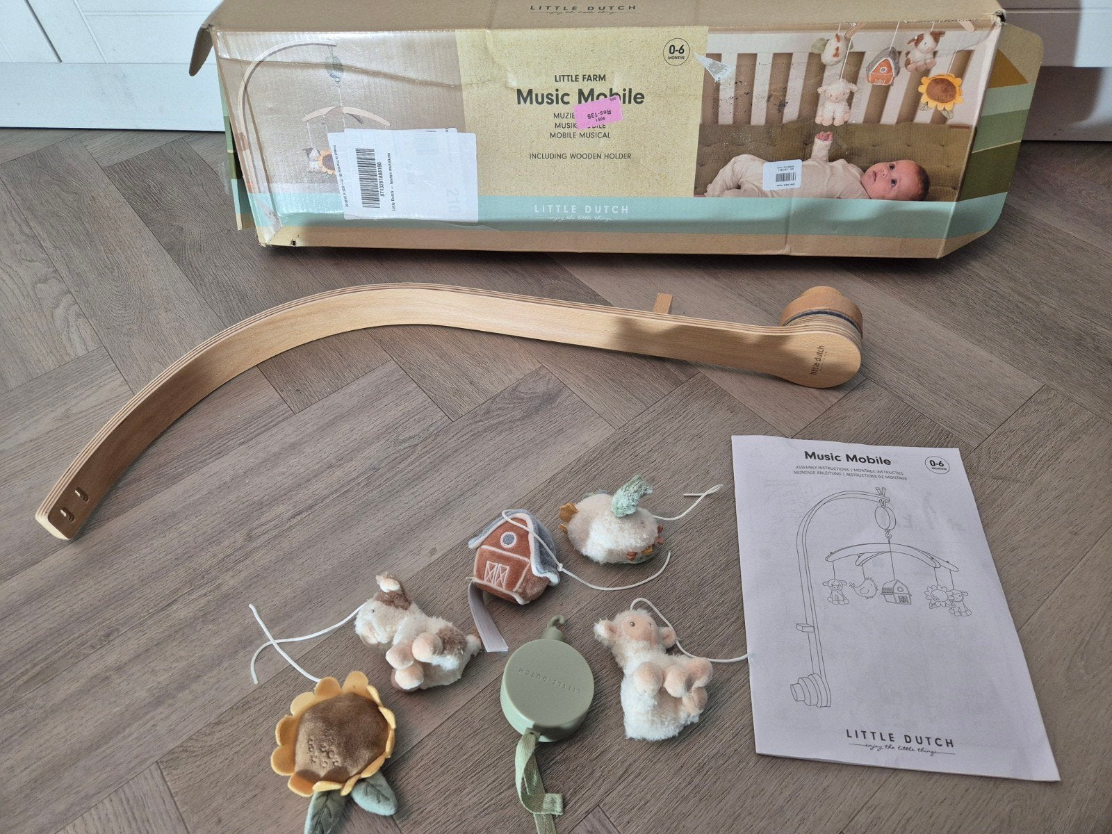Little Dutch Muziekmobiel Hout (mist houders), Ophalen of Verzenden, Nieuw, Mobiel, Met geluid