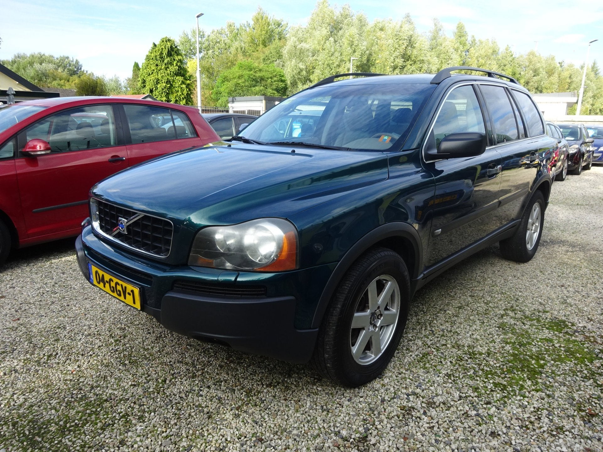 Volvo XC90 2.5 T. 7 Persoons, Cruise control, Airco Automaat, Gebruikt, Beige, 7 stoelen, 2521 cc
