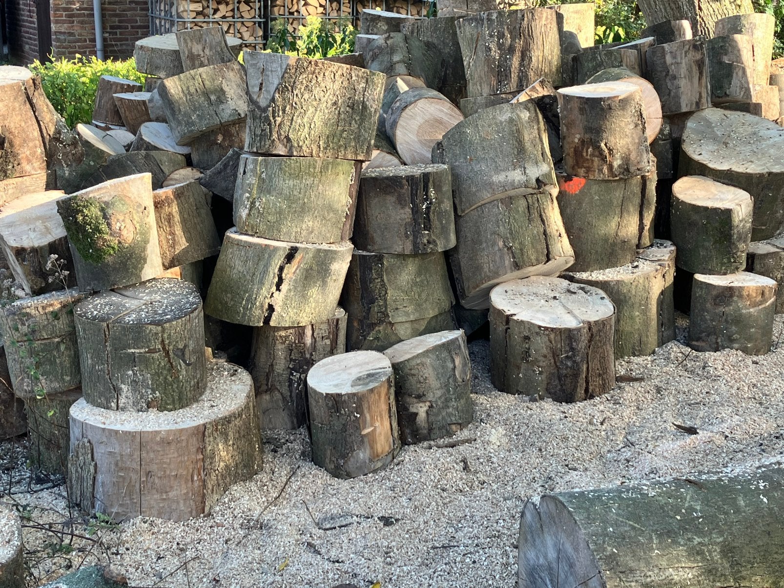 Haardhout essen blokken rondhout 20-30 cm, 3 tot 6 m³, Ophalen, Essenhout, Stammen
