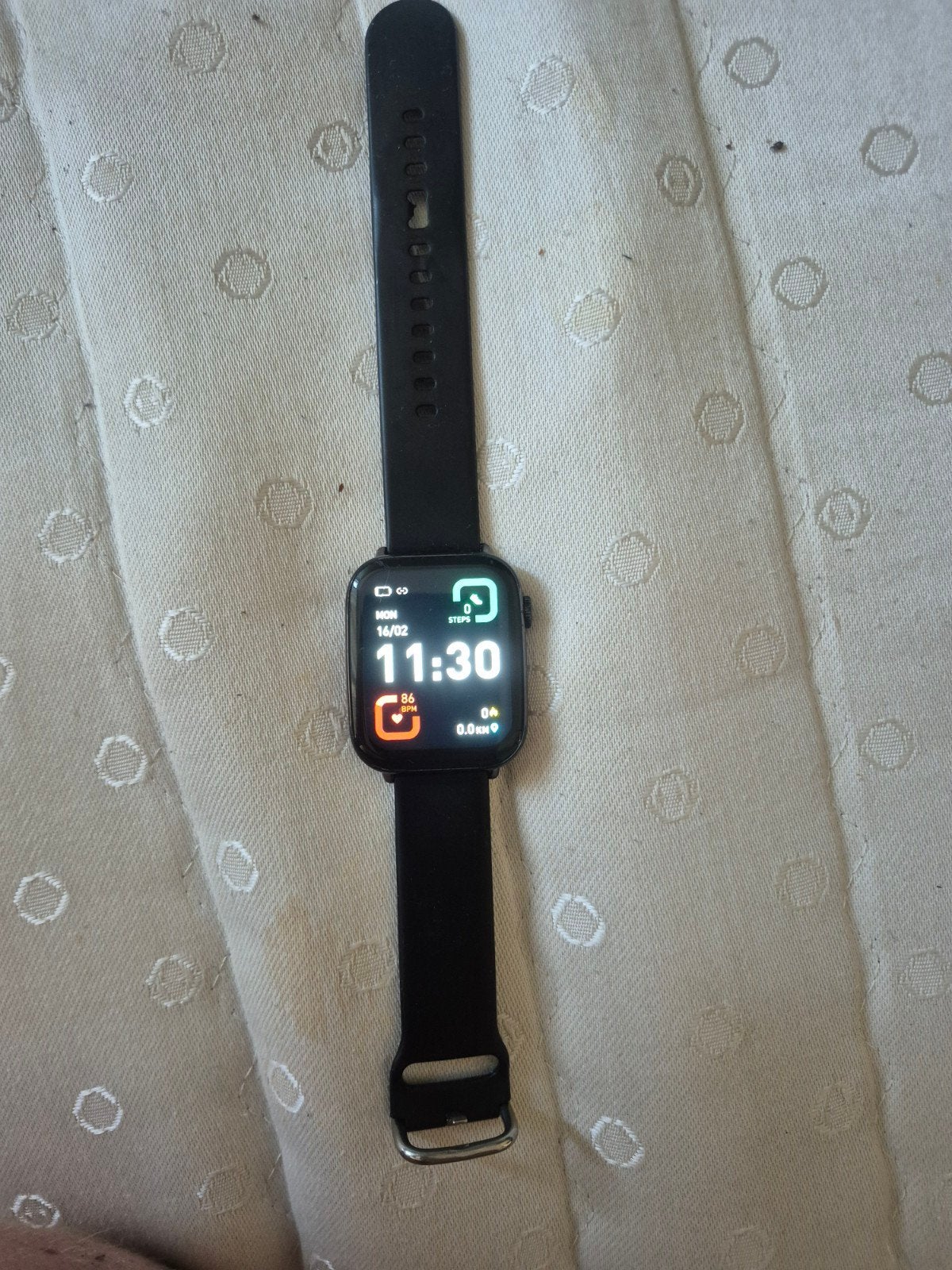 Smartwatch, Zwart, Ophalen of Verzenden, Hoogte, Waterdicht