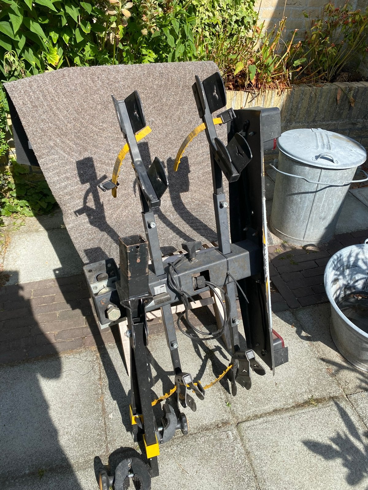 Spinder Hawk Kantelbare Trekhaak Fietsendrager (2 fietsen), Ophalen, 2 fietsen, Gebruikt, Trekhaakdrager