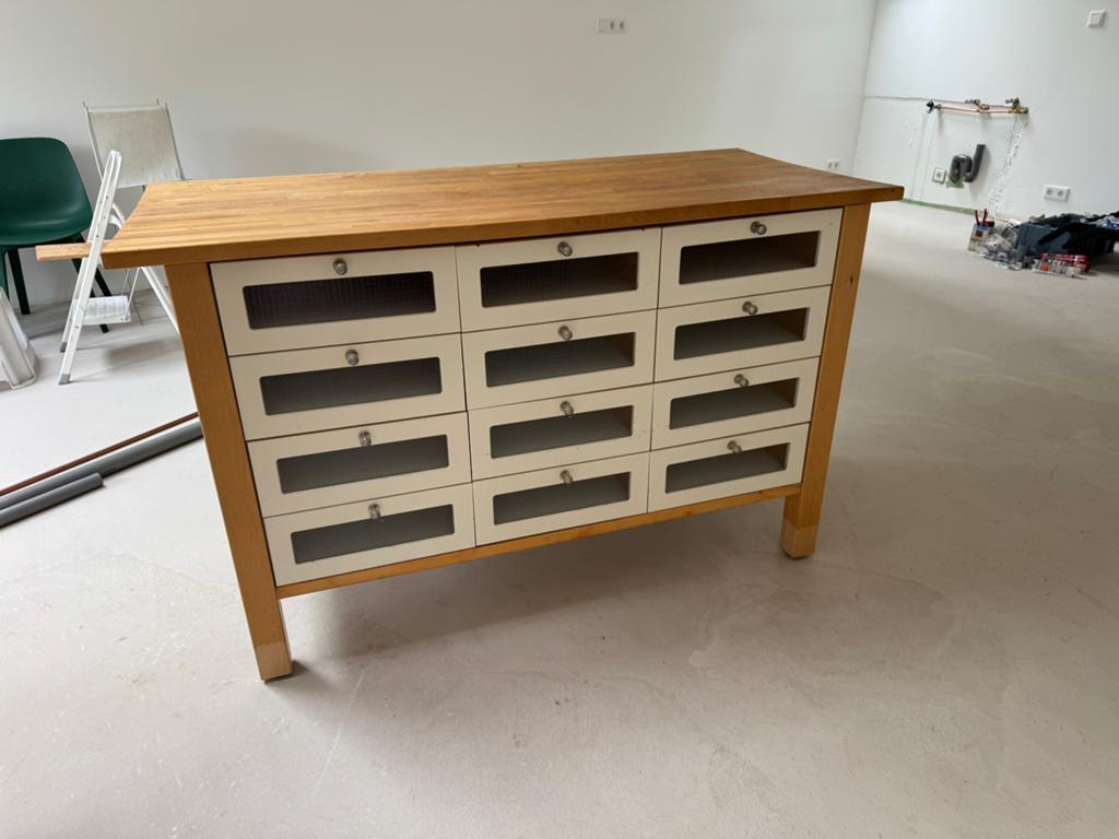 Ikea Varde - ladenkast - keukenkast, dressoir of commode, Ophalen, Gebruikt, Minder dan 100 cm, 50 tot 75 cm