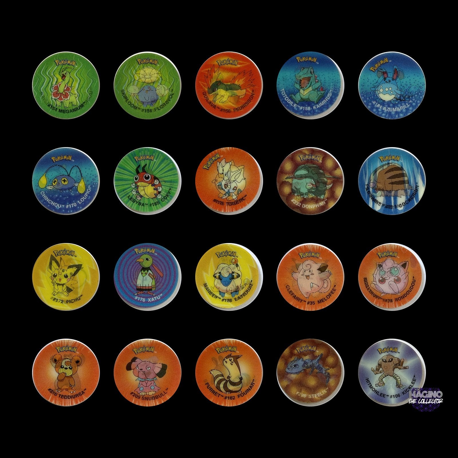 Pokémon Flippo’s – 2001 | Complete Evolutions Set #26-45, Ophalen of Verzenden, Verzameling