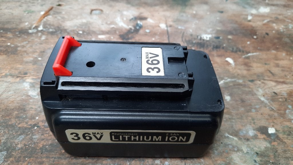 Lithium Ion Accu 36V 2.5Ah voor Black & Decker Gereedschap, Ophalen, Gebruikt, Overige typen, Overige merken