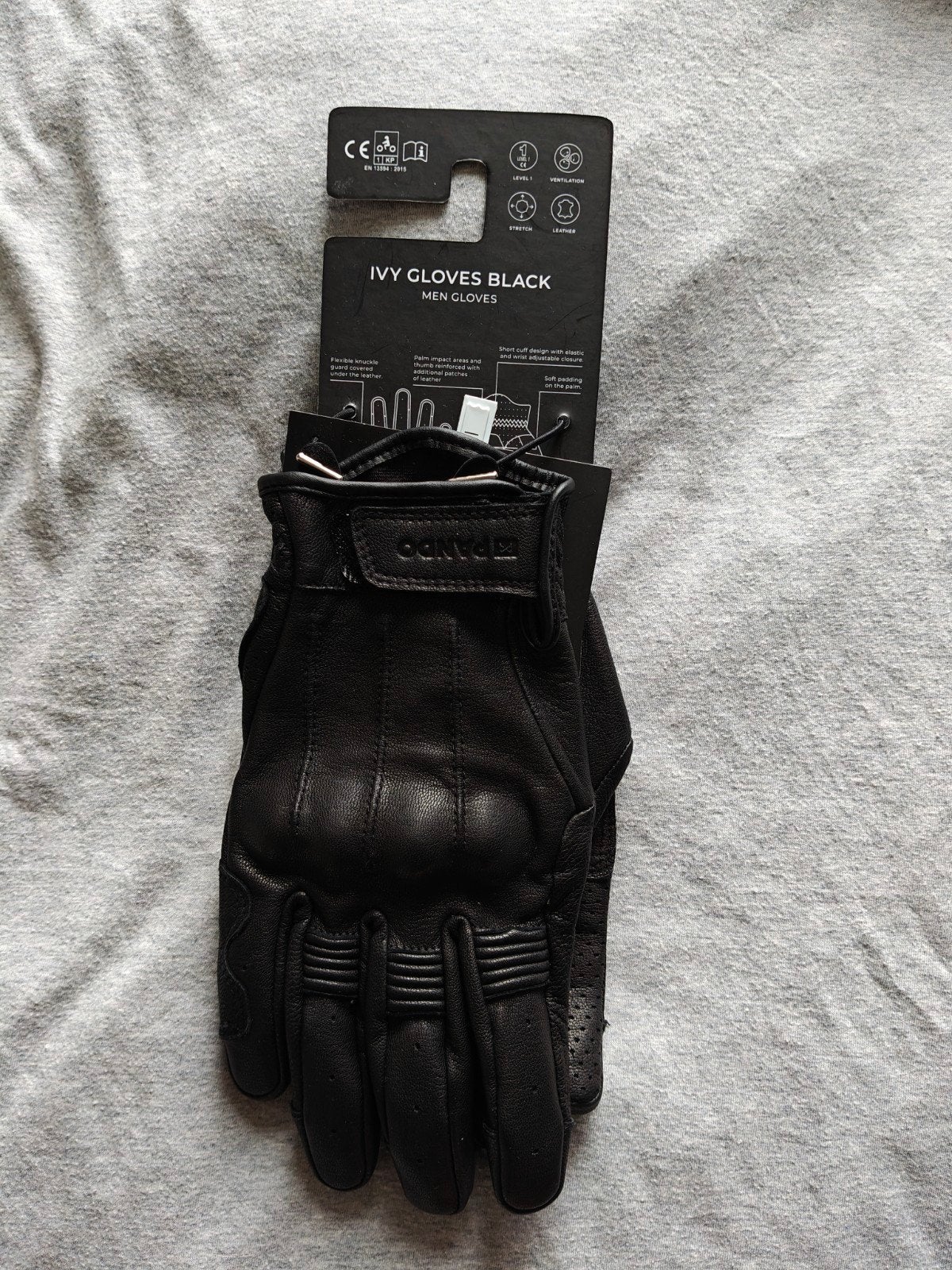 Pando Moto IVY GLOVES Black maat L, Nieuw met kaartje, Dames, Ophalen of Verzenden, PANDO MOTO