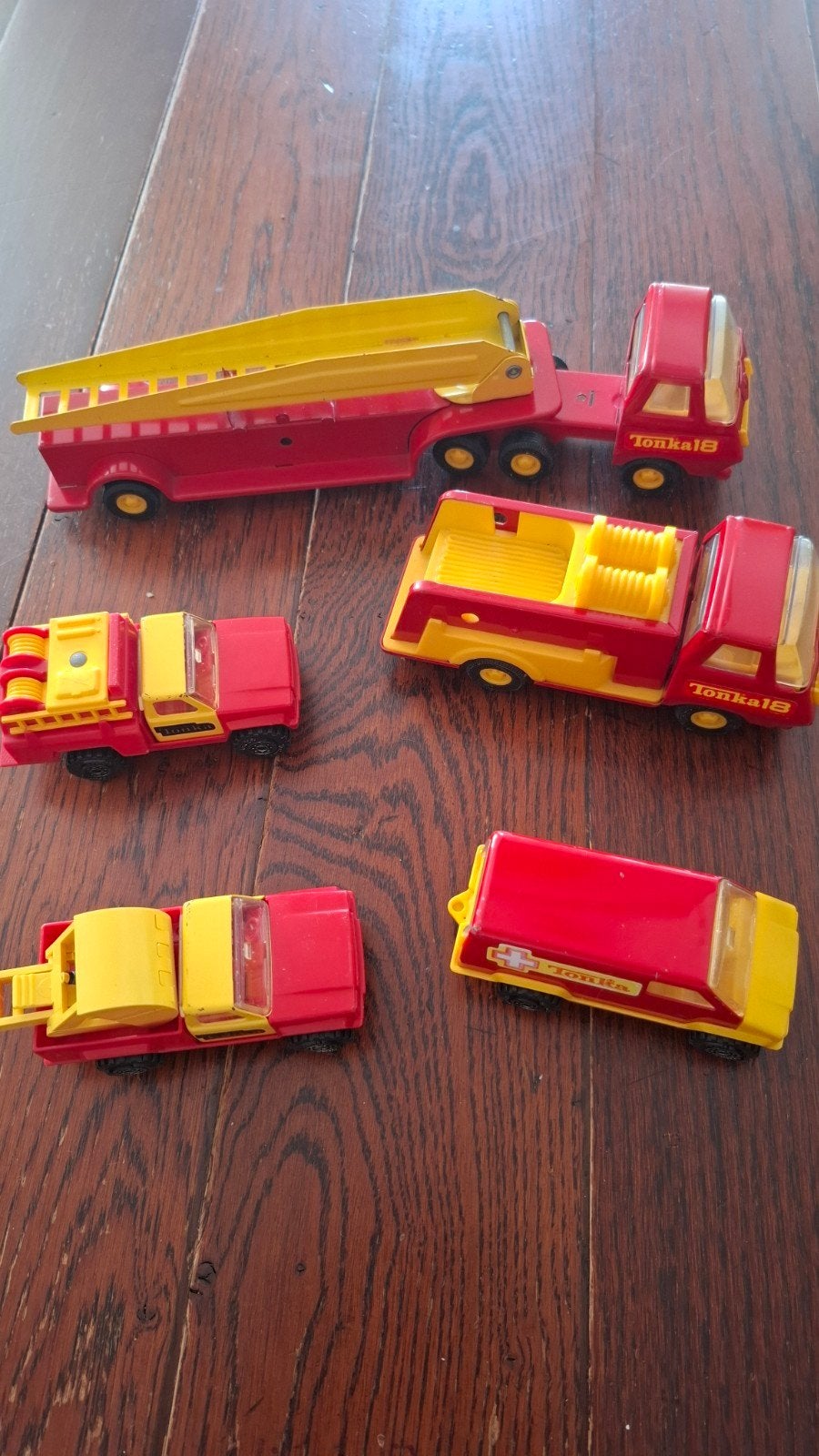 Tonka speelgoedauto's - Brandweerwagens en meer, Ophalen of Verzenden, Gebruikt
