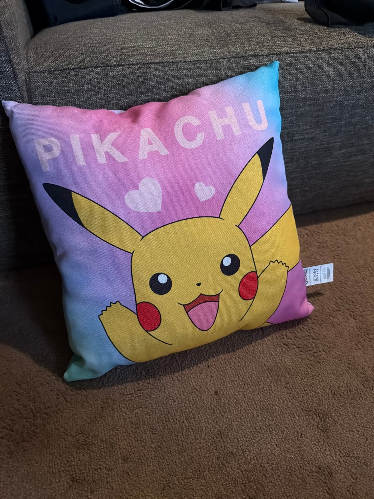 Pikachu Kussen - Kleurrijk en Zacht, Ophalen, Nieuw, Overige kleuren, Vierkant