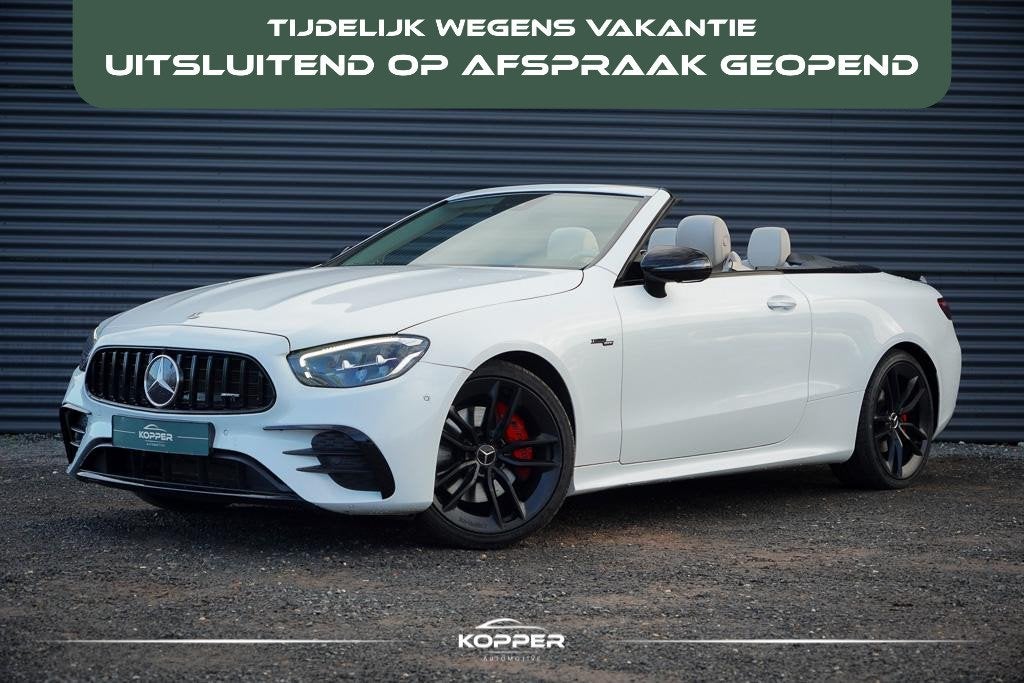Mercedes-Benz E-klasse Cabrio 300 AMG Line / 53 AMG Uitgevoe, Auto's, Mercedes-Benz, Achterwielaandrijving, 4 cilinders, 4 stoelen