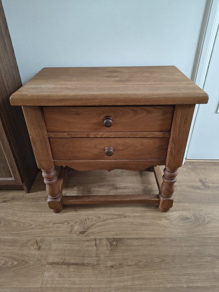 Klassiek ladekastje / nachtkastje, Ophalen, Gebruikt, 1 of 2 laden, Klassiek
