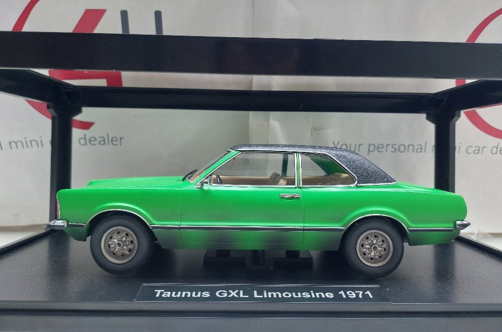 KK-Scale 1:18 Ford Taunus GXL Limousine Bang Boom Bang 1971, Ophalen of Verzenden, Nieuw, Auto, Overige merken