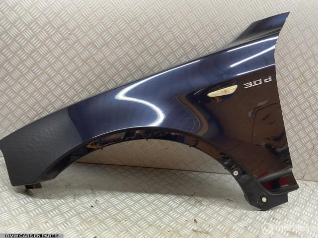 Spatbord links BMW X3 E83 LC ('06-'10 monaco blauw metallic, Gebruikt, Bmw, Ophalen of Verzenden, Petuelring 130, 80809 Munich