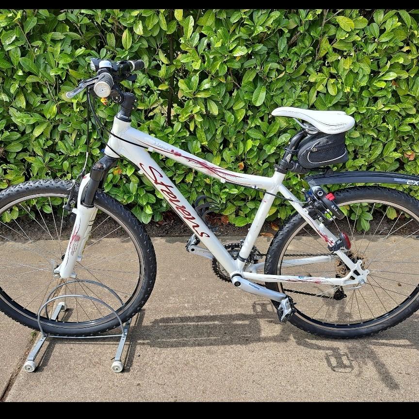 Stevens dames mountainbike / hybride fiets – framemaat 43 cm, Minder dan 45 cm, Ophalen, Zo goed als nieuw, Overige merken