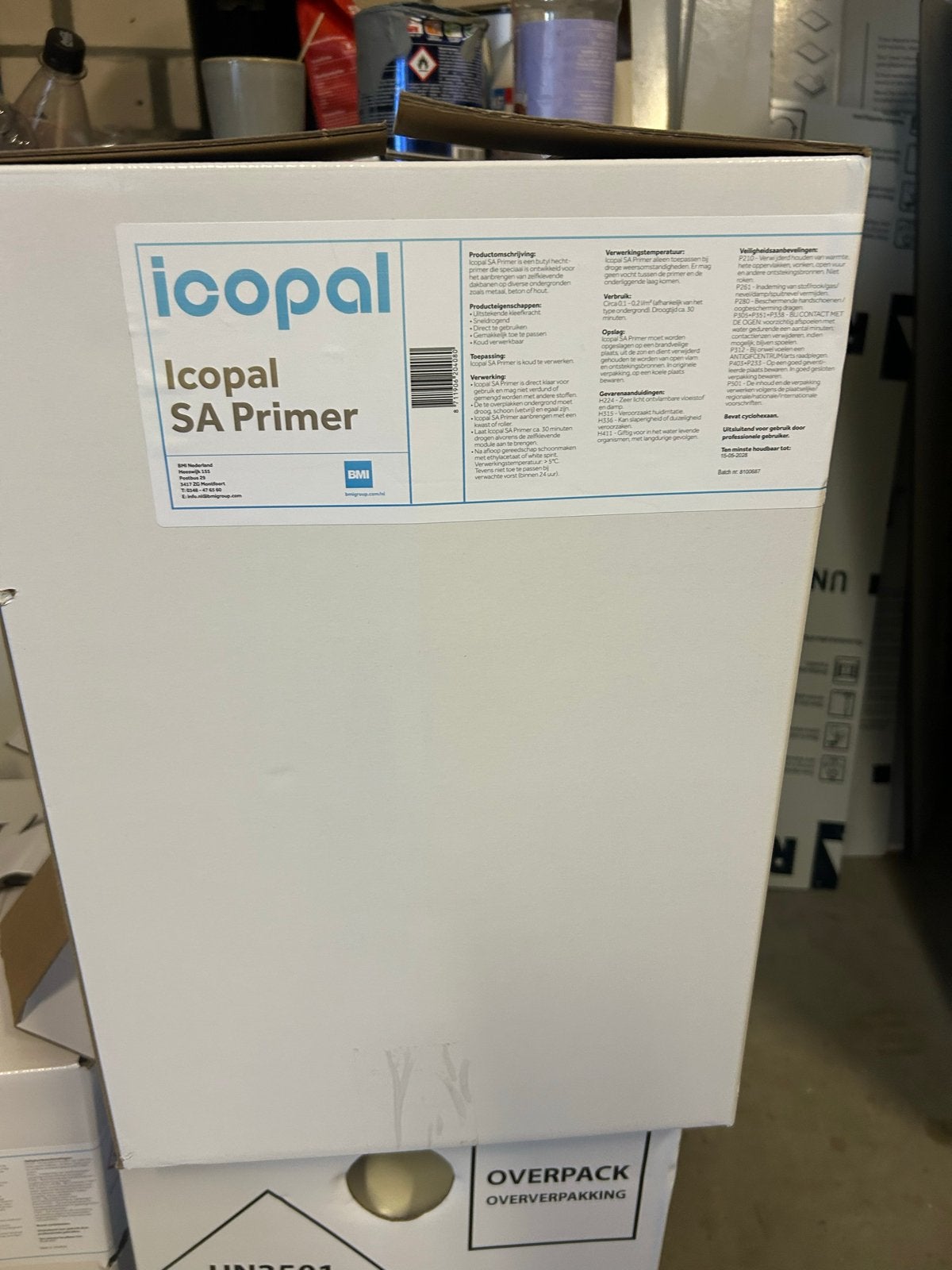 Icopal SA Primer - Hoogwaardige Bitumen Primer, Ophalen, Overige materialen, Zwart, Nieuw