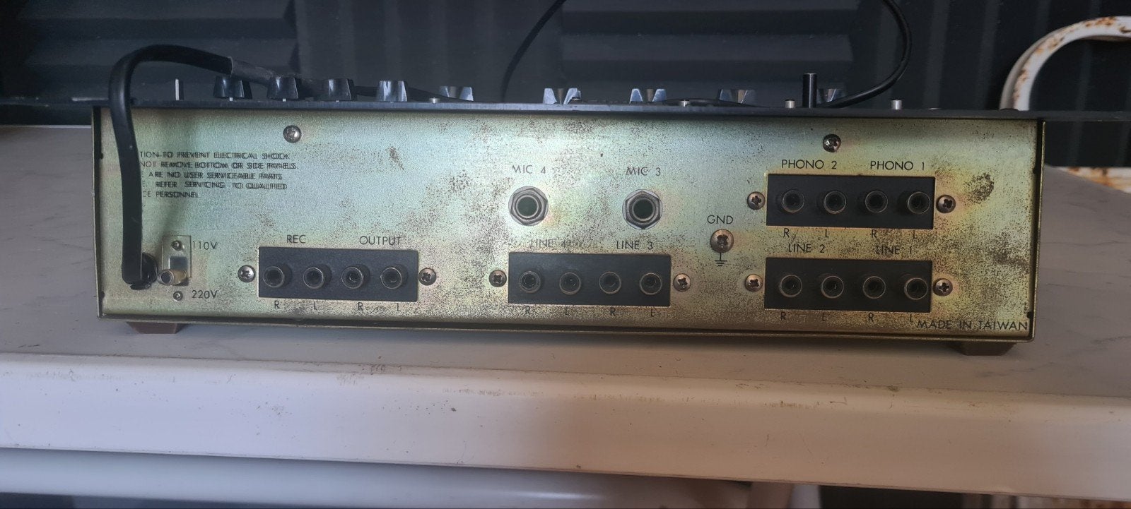 Vintage Audio Mixer/Versterker - Made in Taiwan, Ophalen of Verzenden