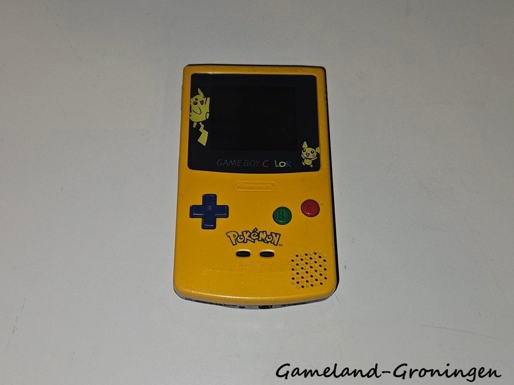 Gameboy Color - Pokemon Pikachu Edition, Spelcomputers en Games, Spelcomputers | Nintendo Game Boy, Gebruikt, -, -, Ophalen of Verzenden