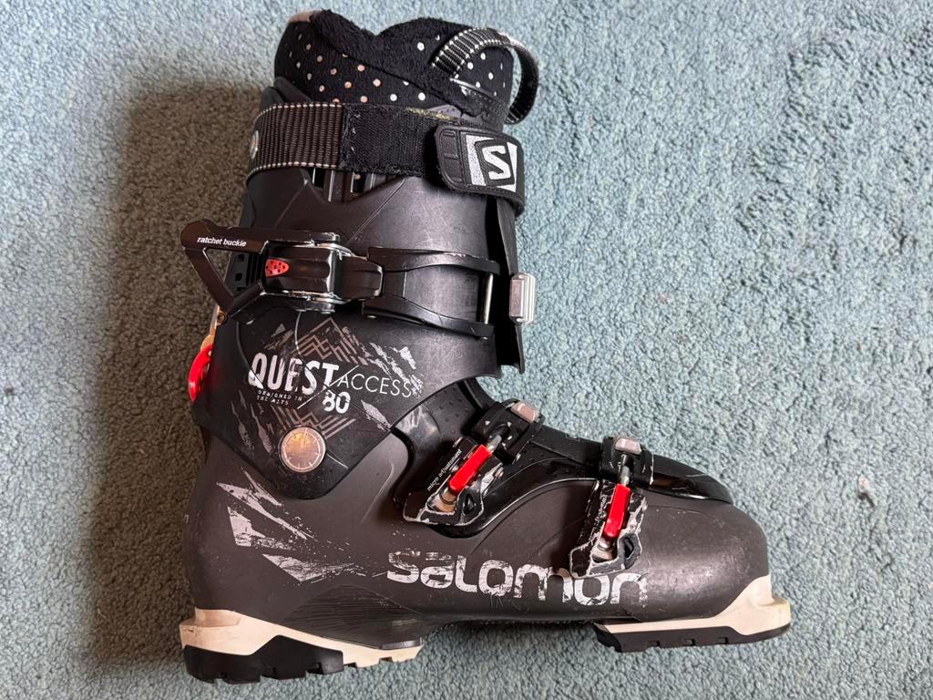 Skischoen / Skischoenen maat 43-44 Salomon, Sport en Fitness, 160 tot 180 cm, Schoenen, Zo goed als nieuw, Salomon