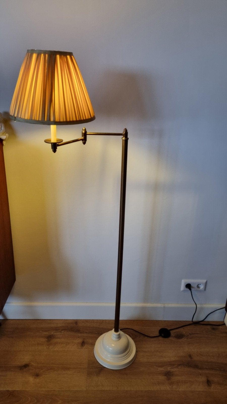 Dutchbone vloerlamp  The Allis, Huis en Inrichting, Ophalen, 100 tot 150 cm, E27 (groot), Zo goed als nieuw