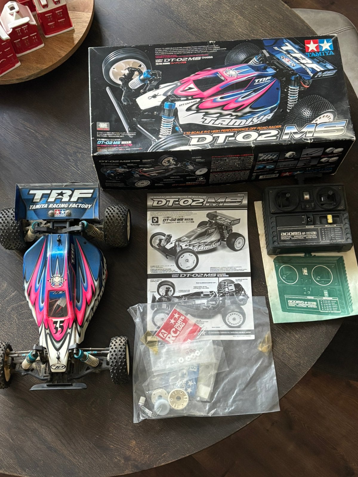 Tamiya DT-02MS TRF Limited Edition RC Buggy + doos, Elektro, Gebruikt, Auto offroad, Ophalen of Verzenden