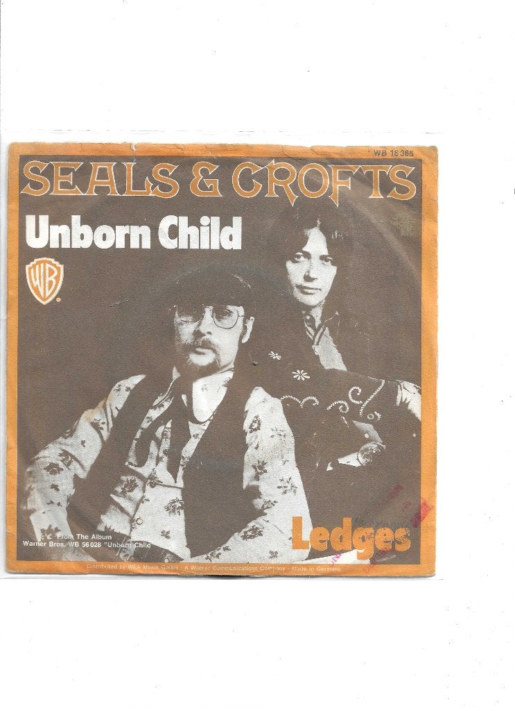Single Seals & Crofts - Unborn Child, Ophalen of Verzenden, Gebruikt, 7 inch, Pop