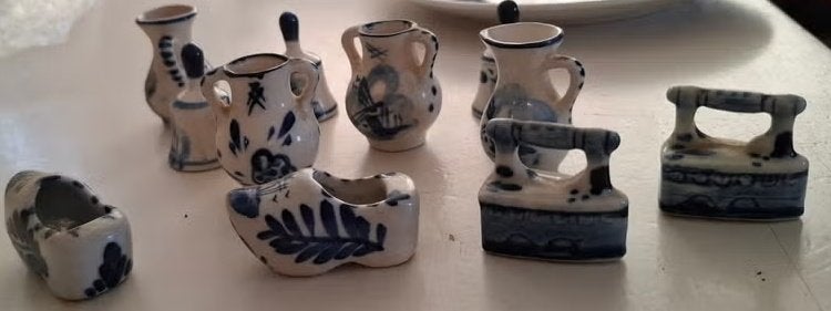 Delfts Blauw Miniatuur Collectie - Diverse Figuurtjes, Ophalen of Verzenden